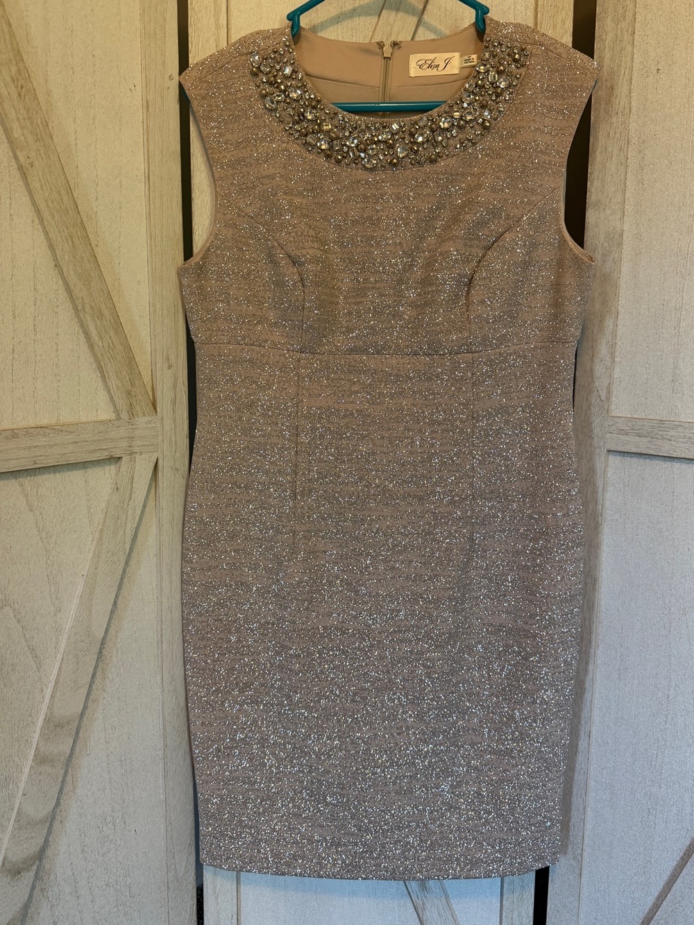 Eliza J embellished sheath dress. - Picture 4 of 14